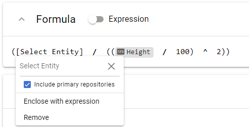 Creating a fork inside an expression